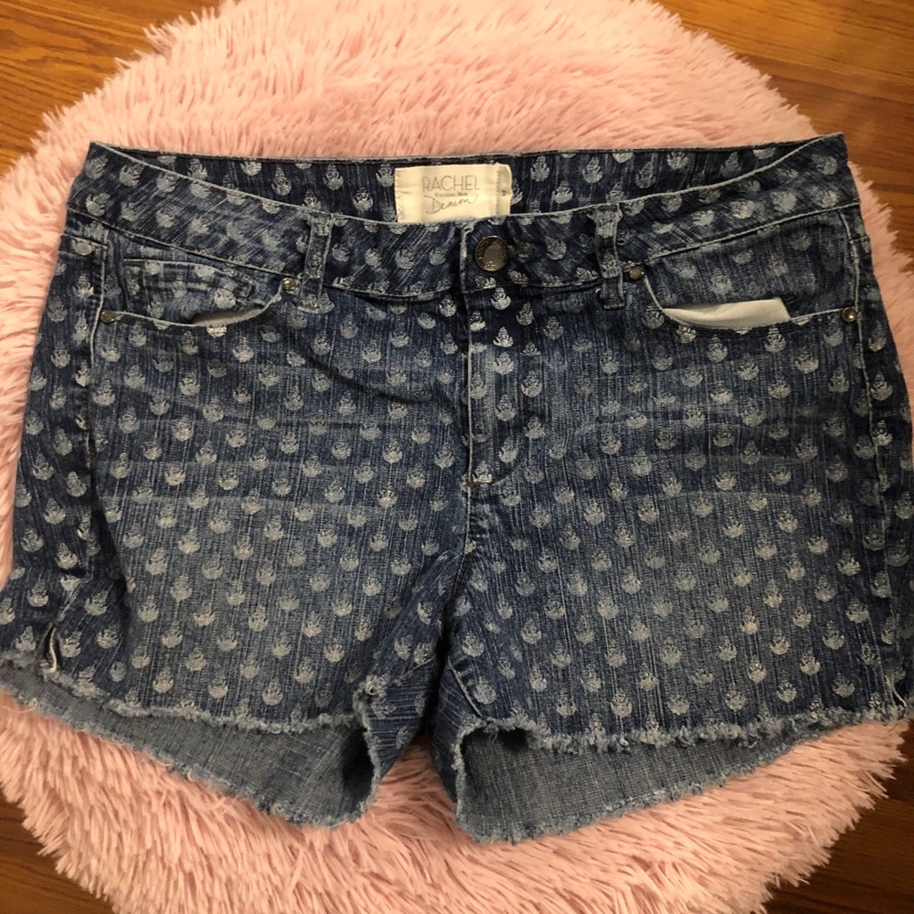 Rachel Roy Denim Dark Wash Jean Shorts